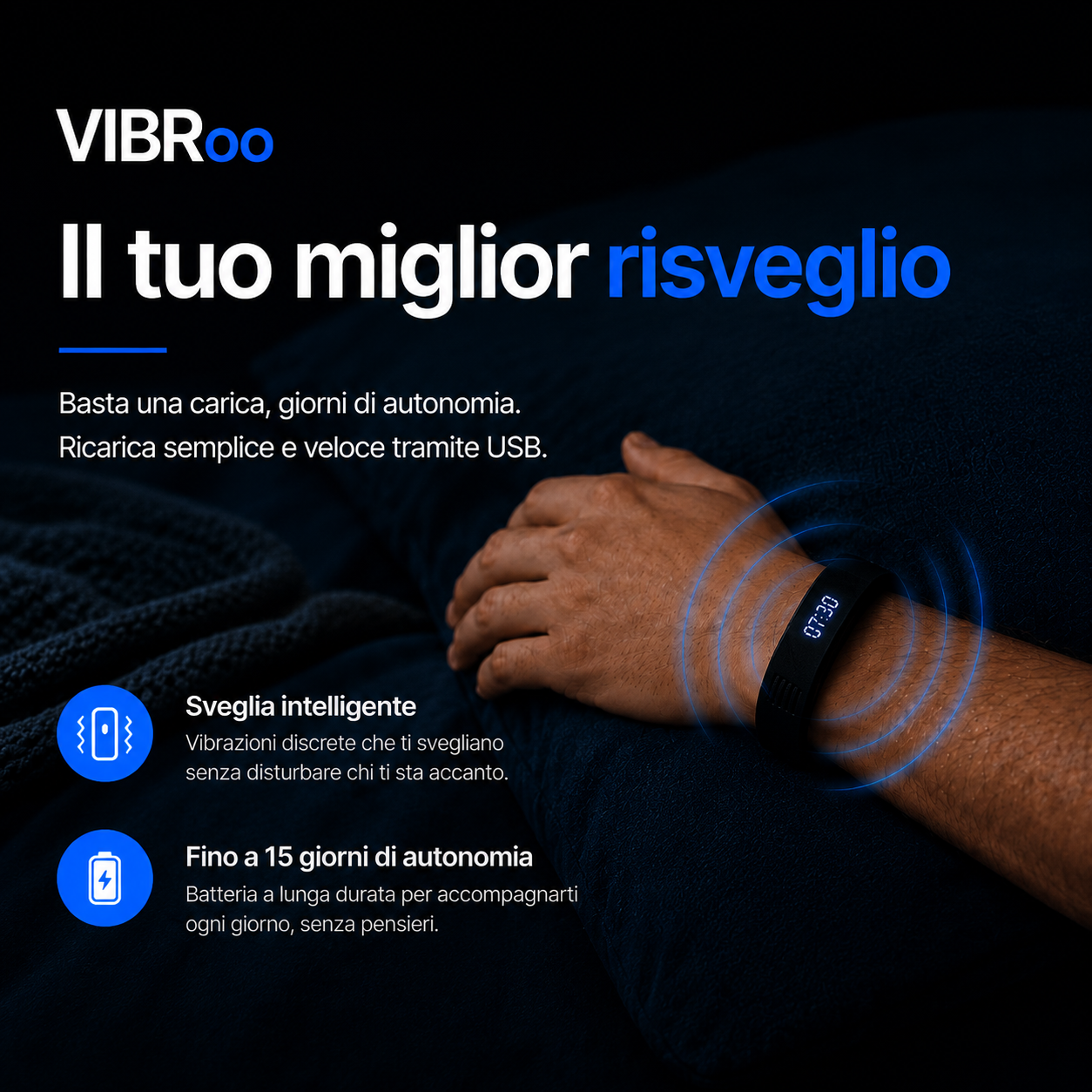 VIBRoo- Bracciale sveglia vibrante