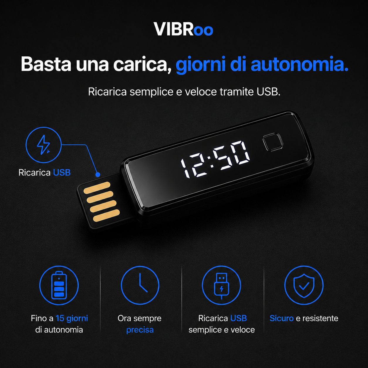 VIBRoo- Bracciale sveglia vibrante