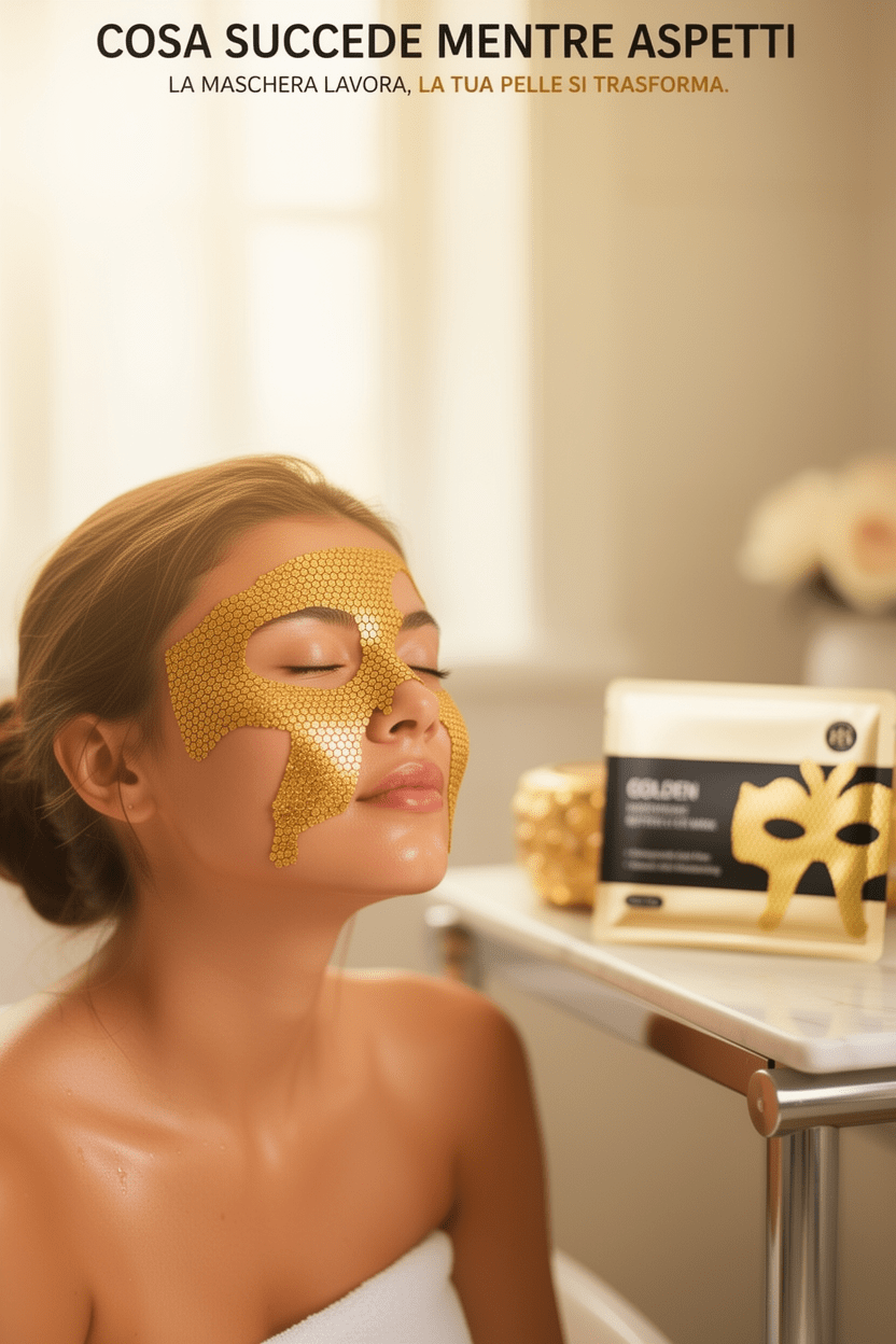 Maschera Collagene Viso 24k (3pc) - Fiocchetto