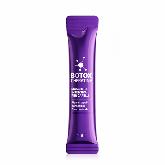 MASCHERA PER CAPELLI BOTOX E CHERATINA (10pcs)