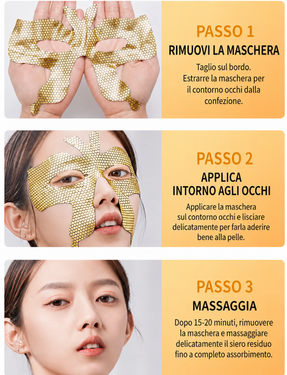 Maschera Collagene Viso 24k (3pc)