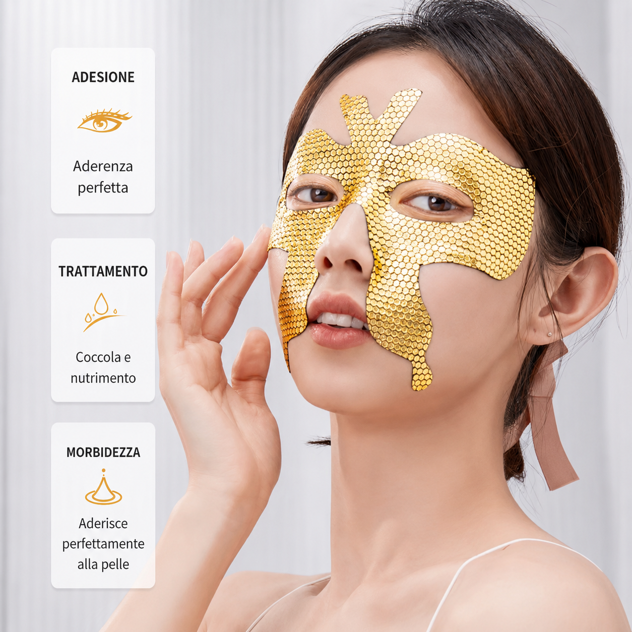 Maschera Collagene Viso 24k (3pc)