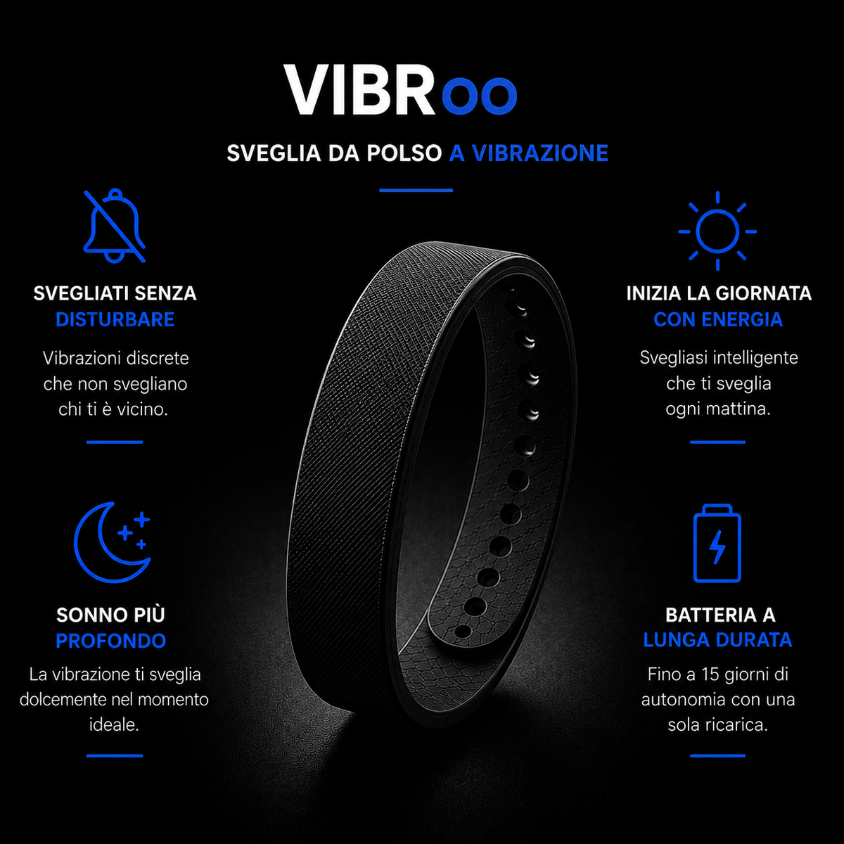 VIBRoo- Bracciale sveglia vibrante