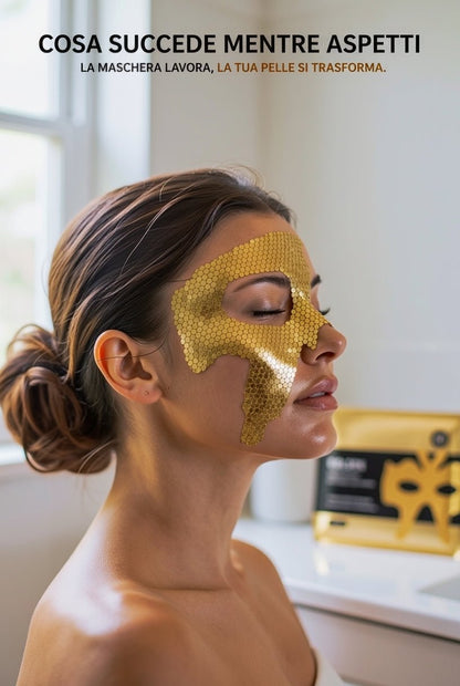 Maschera Collagene Viso 24k (3pc) - Fiocchetto