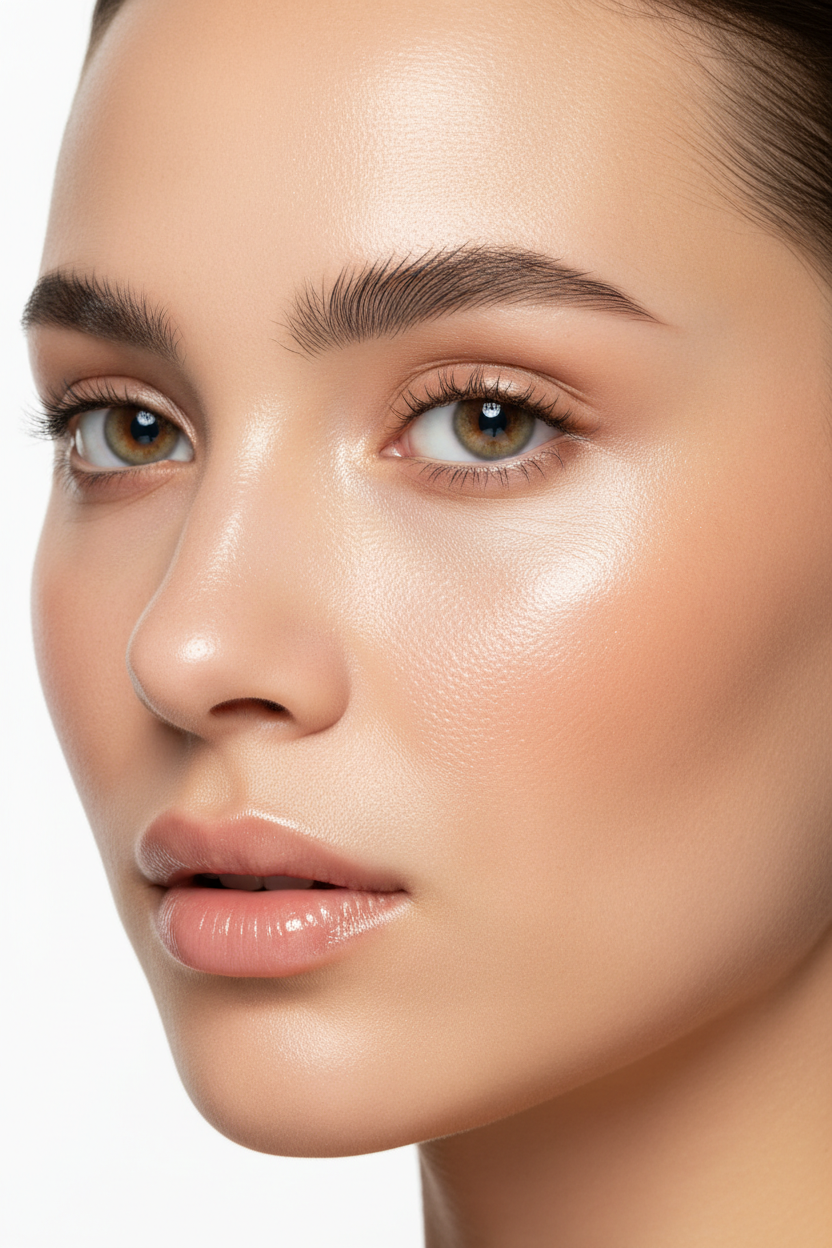 Close-up viso cosmetici
